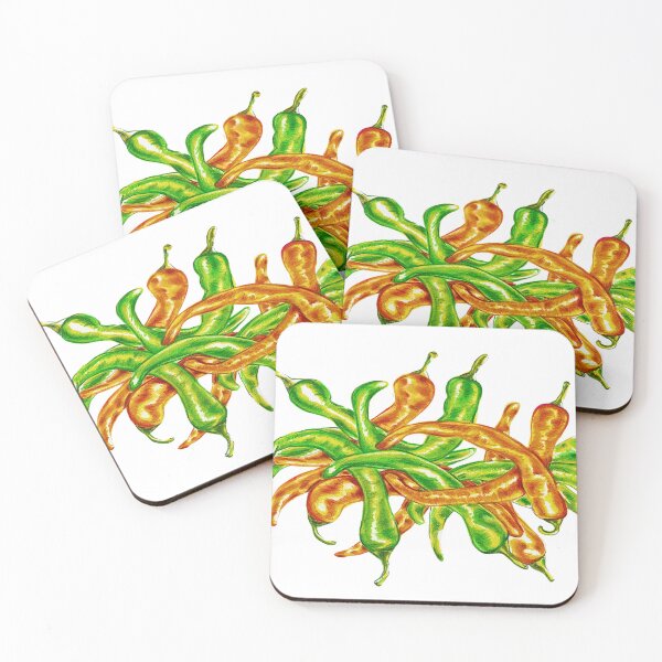 Item preview, Golden Fire & Green Chili Harvest designed and sold by CosmicNectarArt.