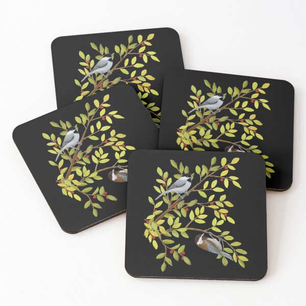 Item preview, Cute, happy little Chickadees designed and sold by StephJChild.