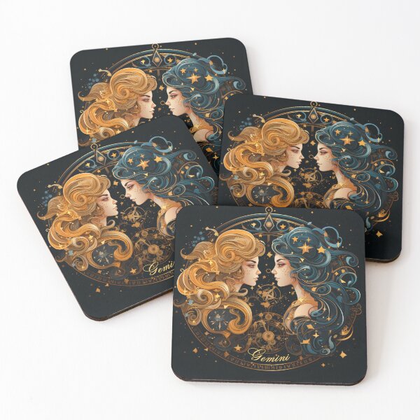 Item preview, Zodiac Academy - Gemini - Embrace Curiosity - SoberSips designed and sold by SoberSips.