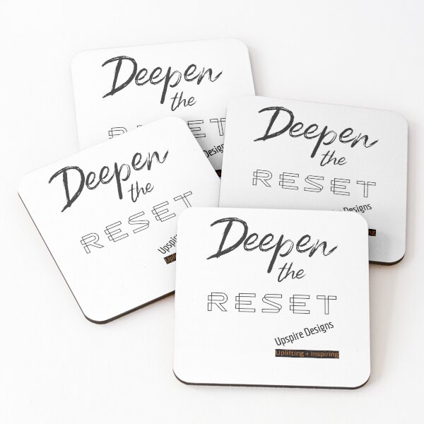 Item preview, Deepen the Reset Inspirational  designed and sold by Upspire (Uplifting + Inspiring) Designs.