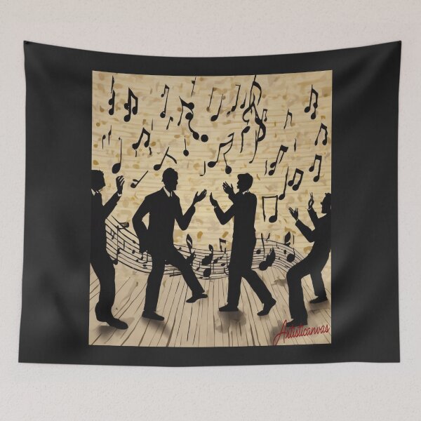 Item preview, "Harmony in Motion: Universal Joy of Music" designed and sold by Artisticanvas.
