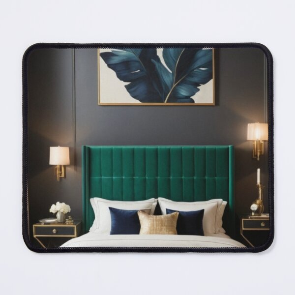 Item preview, Emerald Elegance | A Bold & Luxurious Bedroom designed and sold by Jade Ado.