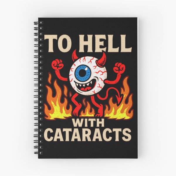Item preview, To Hell With Cataracts Devil Eyeball Statement designed and sold by Eyepatch-Jacks.