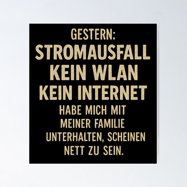 Item preview, Yesterday: Power outage No Wi-Fi No Internet designed and sold by annemiekesatijn.