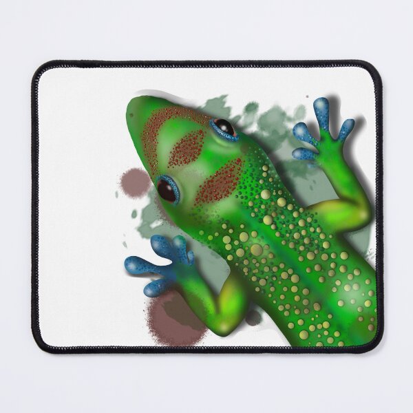 Item preview, Gold Dust Day Gecko sticker designed and sold by ArtbyMparrish .