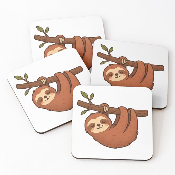 Item preview, Cute Sloth Hanging from a Branch designed and sold by  ADBIB Design.