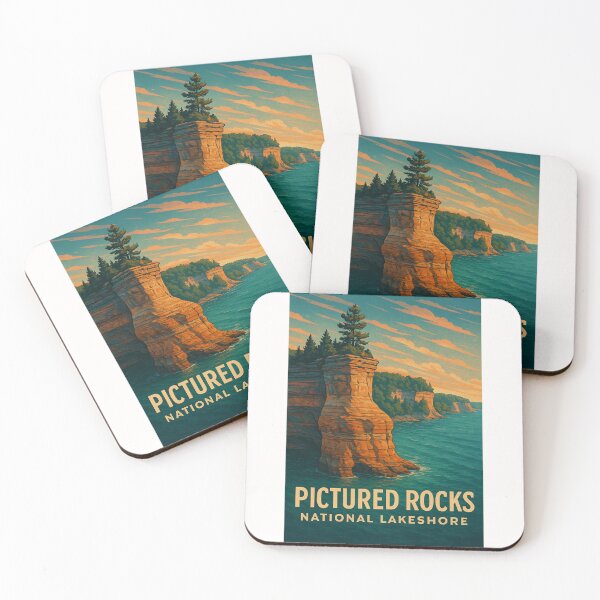 Item preview, Pictured Rocks National Lakeshore Cliffs Michigan designed and sold by Places On Earth.