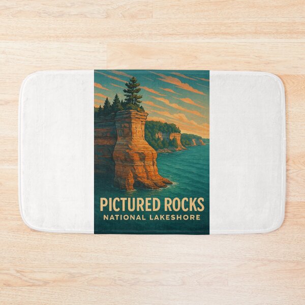 Item preview, Pictured Rocks National Lakeshore Cliffs Michigan designed and sold by Places On Earth.
