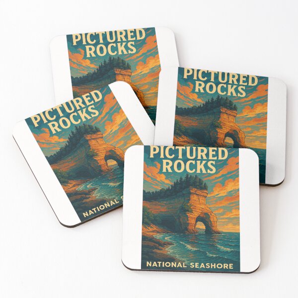 Item preview, Pictured Rocks Sea Arch Sunset on Lake Superior designed and sold by Places On Earth.