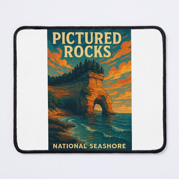 Item preview, Pictured Rocks Sea Arch Sunset on Lake Superior designed and sold by Places On Earth.
