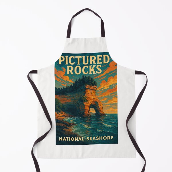 Item preview, Pictured Rocks Sea Arch Sunset on Lake Superior designed and sold by Places On Earth.