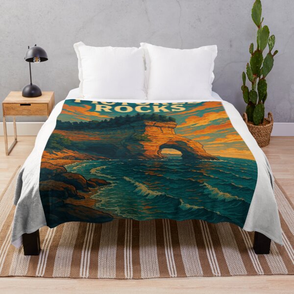 Item preview, Pictured Rocks Sea Arch Sunset on Lake Superior designed and sold by Places On Earth.
