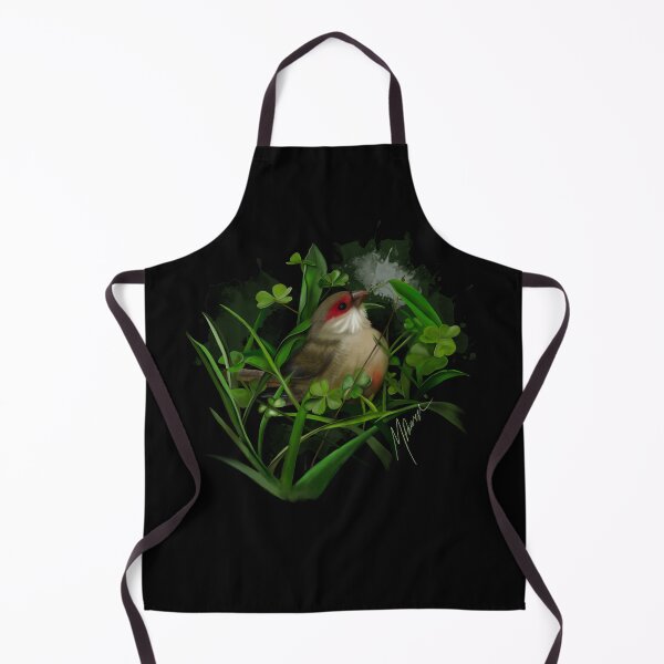 Item preview, Common Waxbill Bird (on black) designed and sold by ArtbyMparrish .