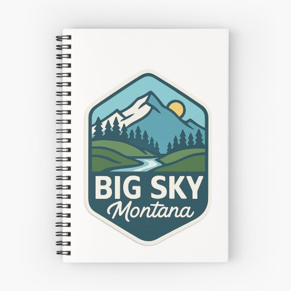 Item preview, Big Sky Montana Mountain River Sunrise designed and sold by Places On Earth.