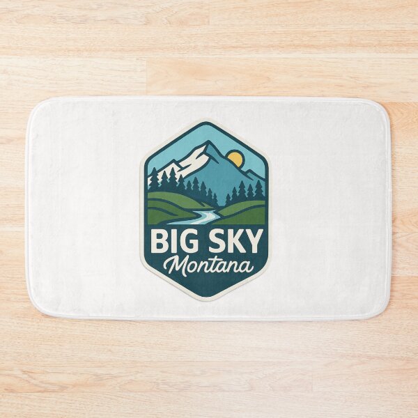 Item preview, Big Sky Montana Mountain River Sunrise designed and sold by Places On Earth.