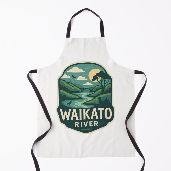 Item preview, Waikato River New Zealand Hills and Bridge View designed and sold by Places On Earth.
