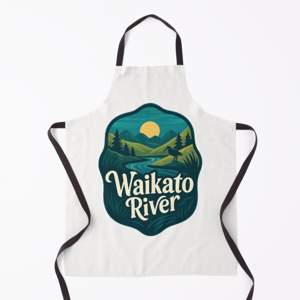 Item preview, Waikato River Sunset and Mountains in New Zealand designed and sold by Places On Earth.