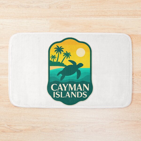 Item preview, Cayman Islands Tropical Sunset with Sea Turtle designed and sold by Places On Earth.