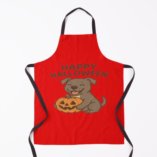 Item preview, Happy Dog with Pumpkin – Happy Halloween designed and sold by Pawsomeprints59.