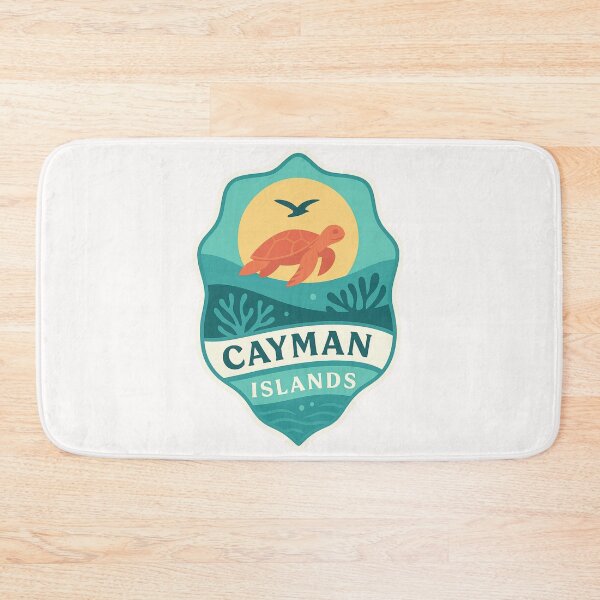 Item preview, Cayman Islands Sea Turtle and Coral at Sunrise designed and sold by Places On Earth.