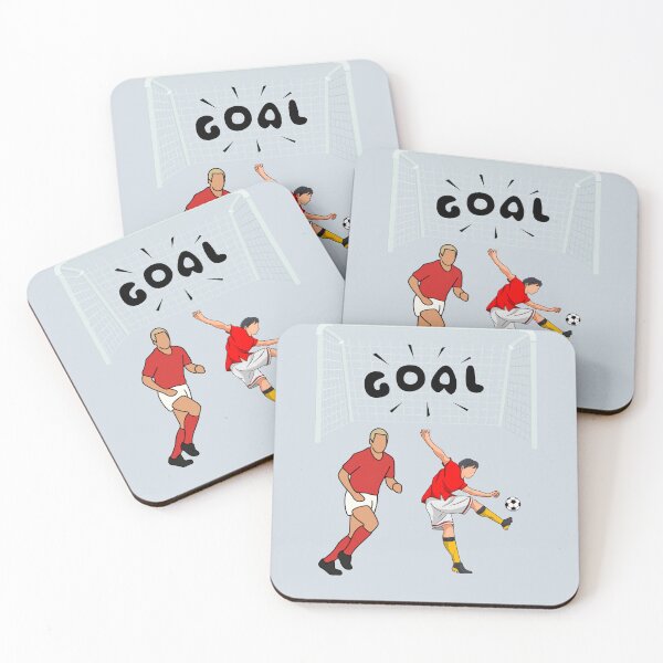 Item preview, Soccer Player Kicking Ball into Goal Design designed and sold by alkareem-ca.