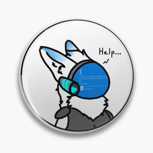 Item preview, crashed protogen designed and sold by Everest_Fluff.