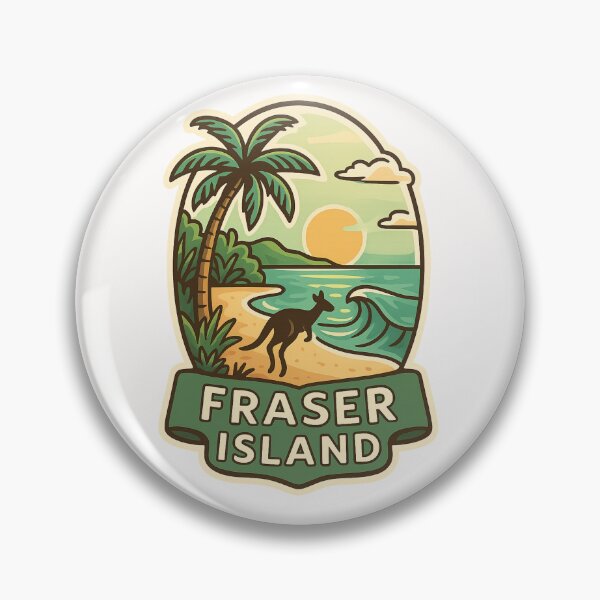 Item preview, Fraser Island K'gari Beach Sunset with Kangaroo designed and sold by Places On Earth.