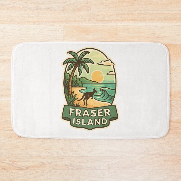 Item preview, Fraser Island K'gari Beach Sunset with Kangaroo designed and sold by Places On Earth.