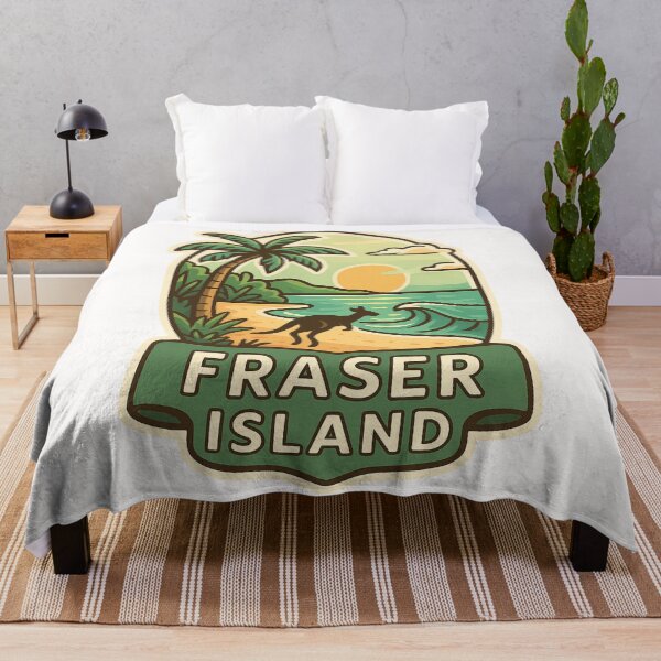 Item preview, Fraser Island K'gari Beach Sunset with Kangaroo designed and sold by Places On Earth.