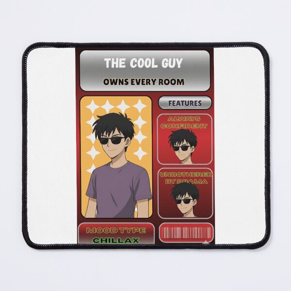 Item preview, Cool Anime Guy Card – Chillax Mood Aesthetic designed and sold by SoulFlex.