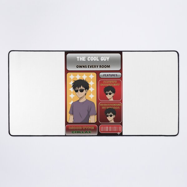 Item preview, Cool Anime Guy Card – Chillax Mood Aesthetic designed and sold by SoulFlex.