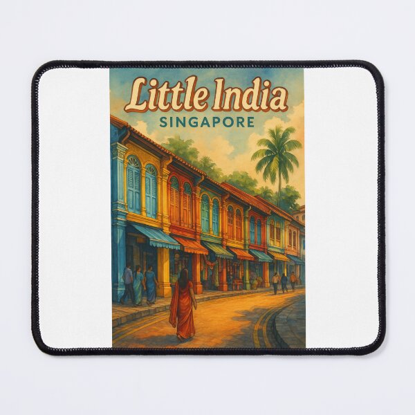 Item preview, Little India Singapore Shophouses at Sunset designed and sold by Places On Earth.