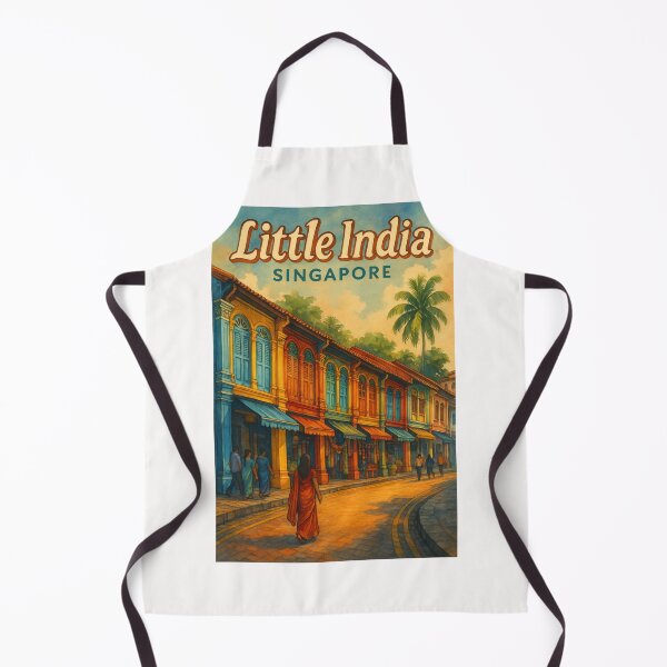 Item preview, Little India Singapore Shophouses at Sunset designed and sold by Places On Earth.