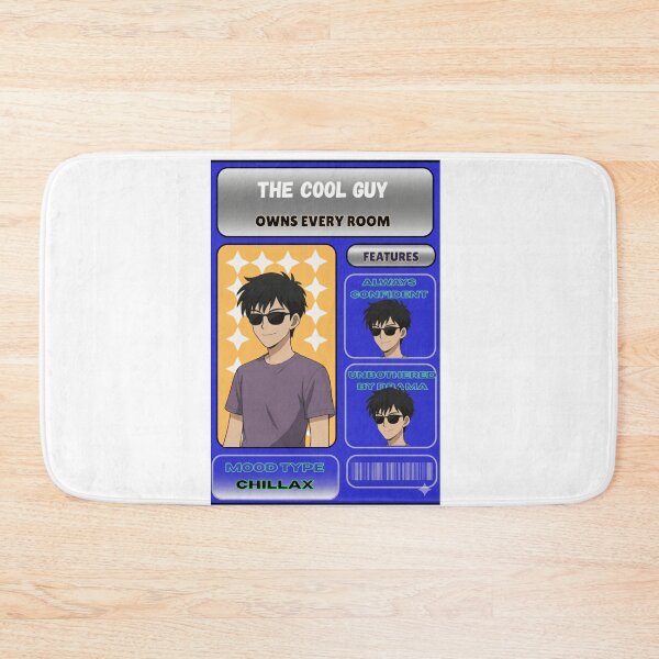Item preview, Cool Anime Guy Card – Chillax Mood Aesthetic designed and sold by SoulFlex.