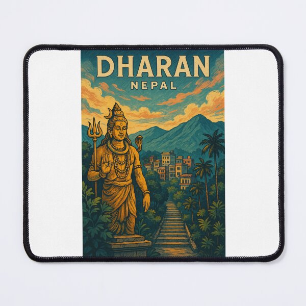 Item preview, Dharan Nepal Shiva Statue with Himalayan Backdrop designed and sold by Places On Earth.