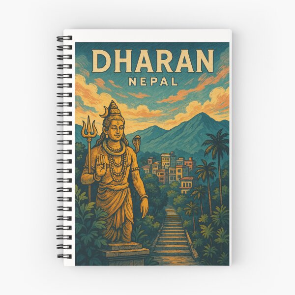 Item preview, Dharan Nepal Shiva Statue with Himalayan Backdrop designed and sold by Places On Earth.