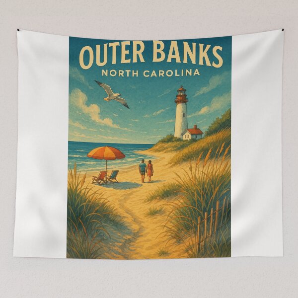 Item preview, Outer Banks North Carolina Lighthouse and Beach designed and sold by Places On Earth.