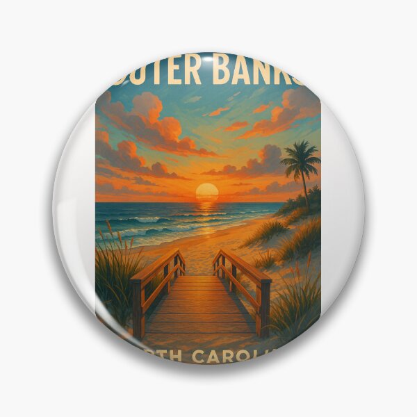 Item preview, Outer Banks North Carolina Sunset Beach Path designed and sold by Places On Earth.