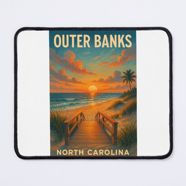 Item preview, Outer Banks North Carolina Sunset Beach Path designed and sold by Places On Earth.