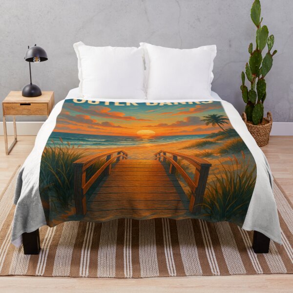 Item preview, Outer Banks North Carolina Sunset Beach Path designed and sold by Places On Earth.