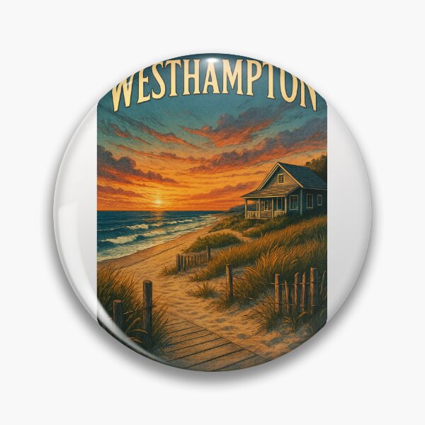 Item preview, Westhampton New York Sunset Beachfront Scene designed and sold by Places On Earth.
