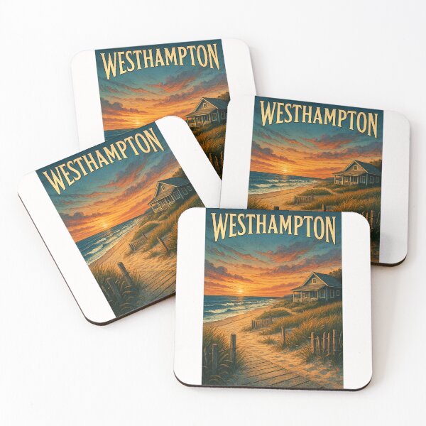Item preview, Westhampton New York Sunset Beachfront Scene designed and sold by Places On Earth.
