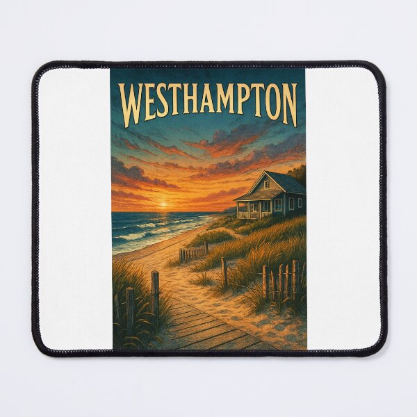 Item preview, Westhampton New York Sunset Beachfront Scene designed and sold by Places On Earth.