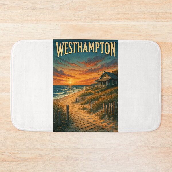 Item preview, Westhampton New York Sunset Beachfront Scene designed and sold by Places On Earth.