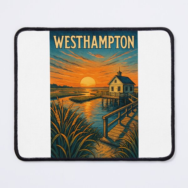 Item preview, Westhampton New York Salt Marsh Sunset View designed and sold by Places On Earth.