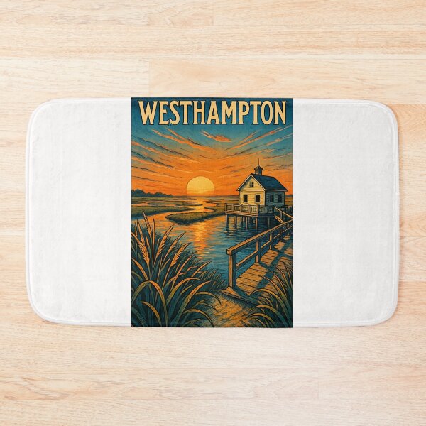 Item preview, Westhampton New York Salt Marsh Sunset View designed and sold by Places On Earth.