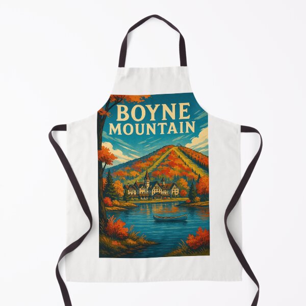 Item preview, Boyne Mountain Michigan Autumn Lodge by the Lake designed and sold by Places On Earth.