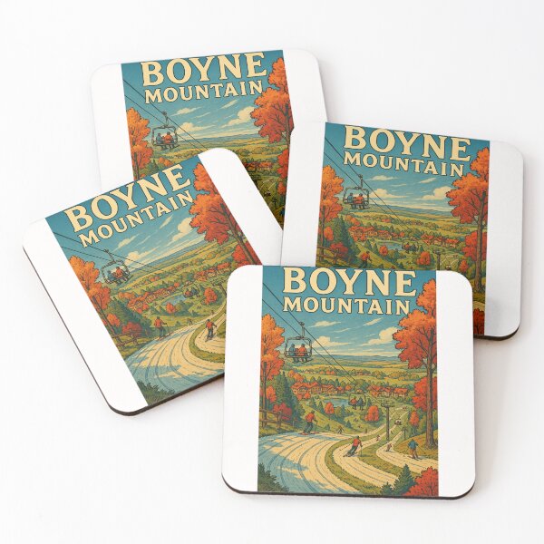 Item preview, Boyne Mountain Michigan Ski Slopes and Chairlifts designed and sold by Places On Earth.