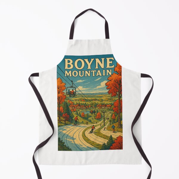 Item preview, Boyne Mountain Michigan Ski Slopes and Chairlifts designed and sold by Places On Earth.
