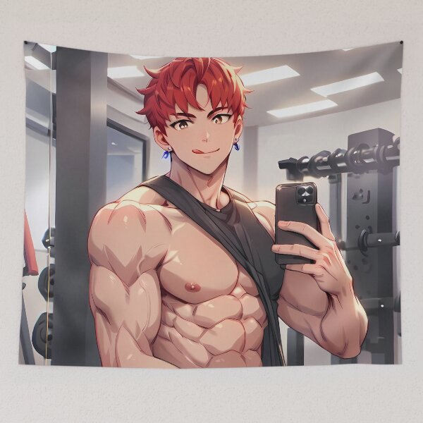 Item preview, Jiji Dandadan Gym Selfie Confidence Reveal Moment designed and sold by Priestoo.